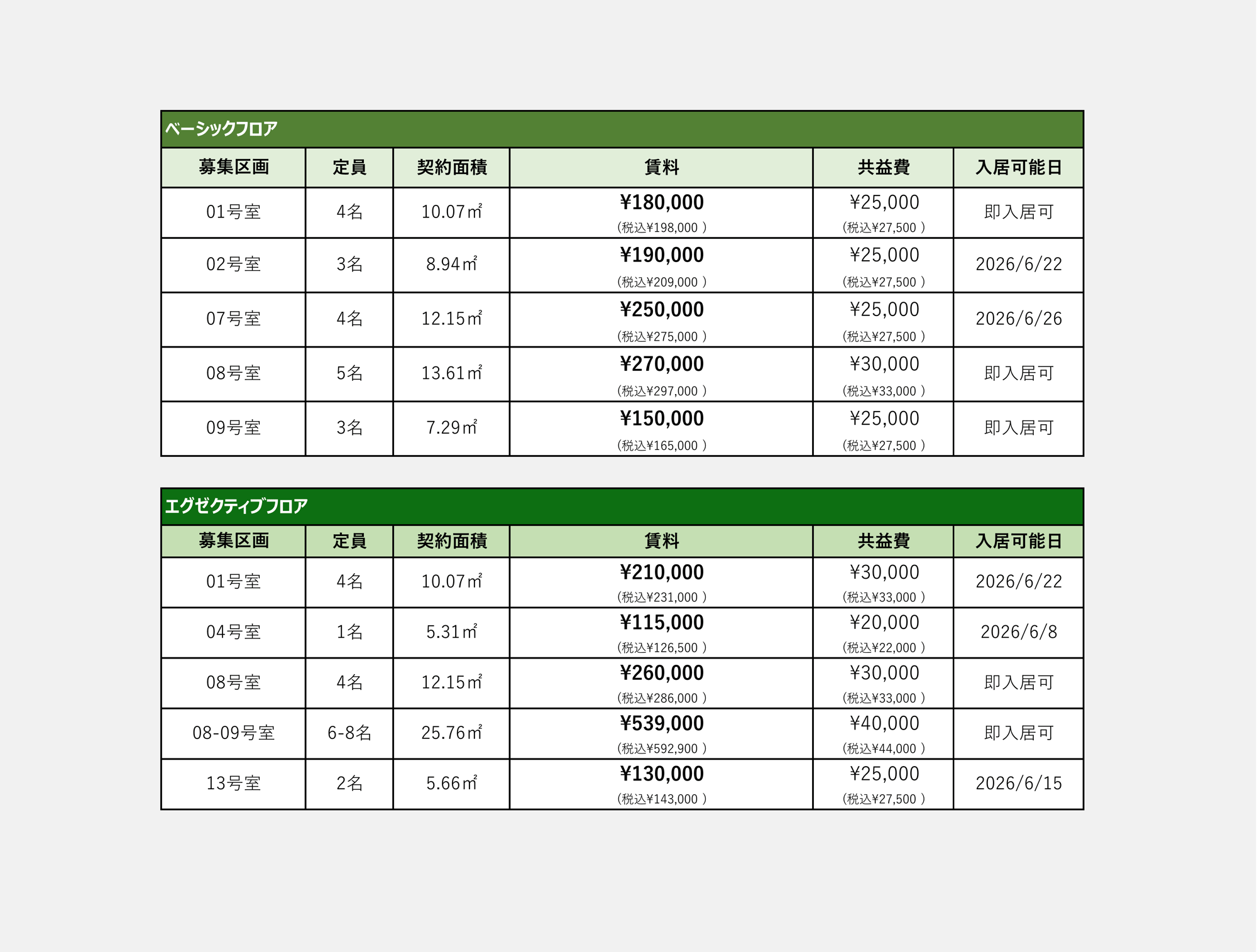 【JP】FIVE空室一覧HP用20260602_1_1